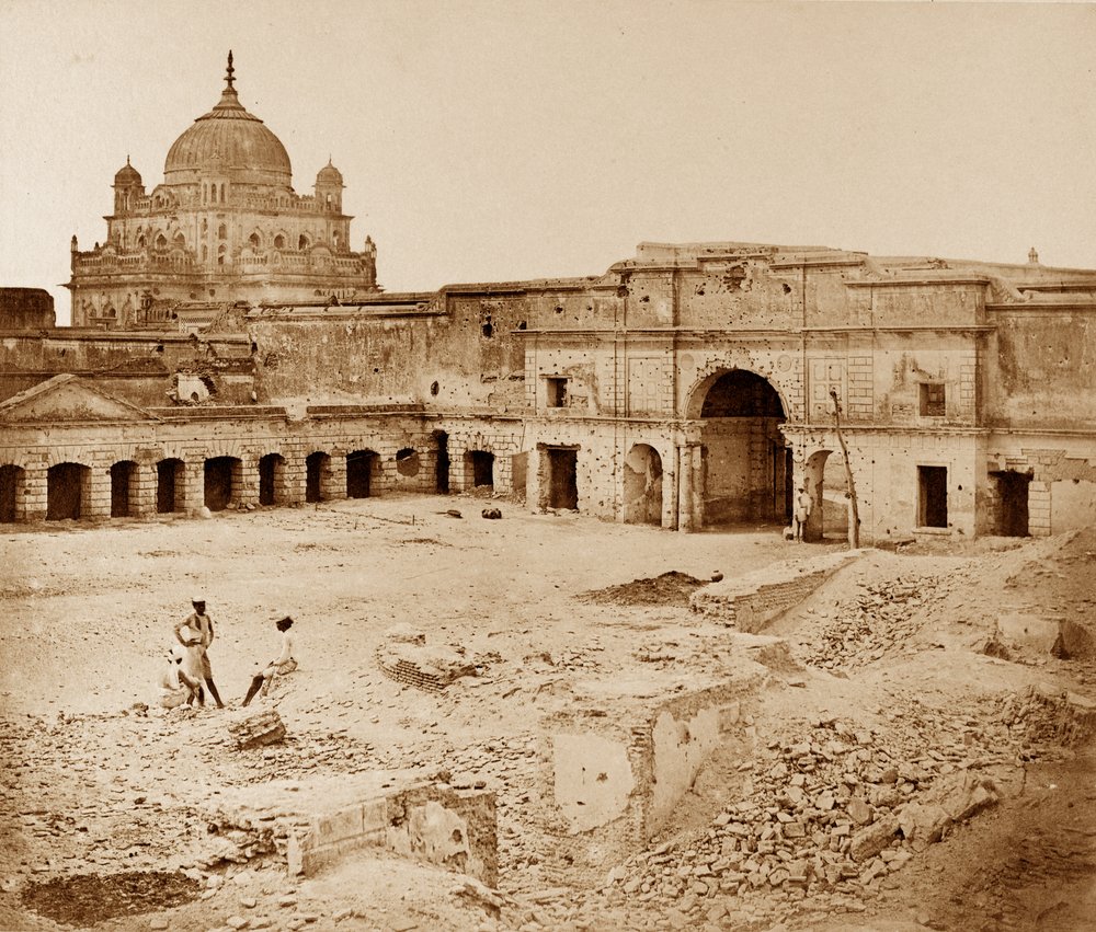 The Place in which General Neil was killed in the Chinese Bazaar, Lucknow
