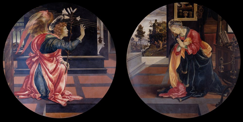 The Annunciation, 1483-1484 by Filippino Lippi