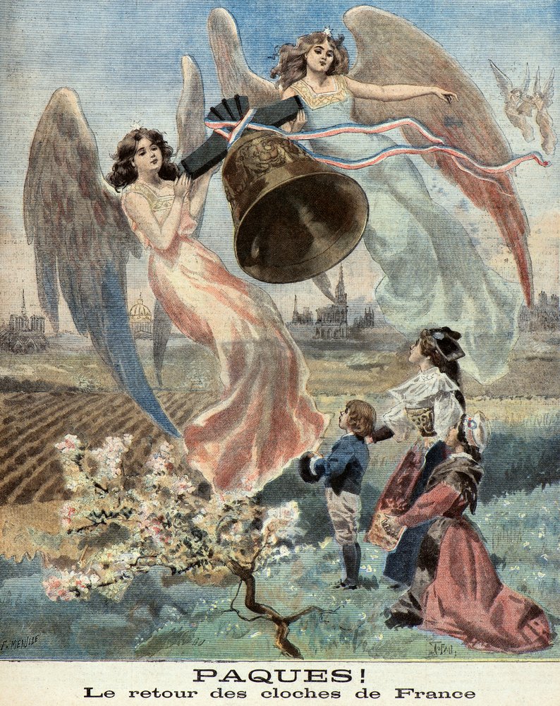 Easter, the Return of the Bells, Allegory of the Reunification of ...