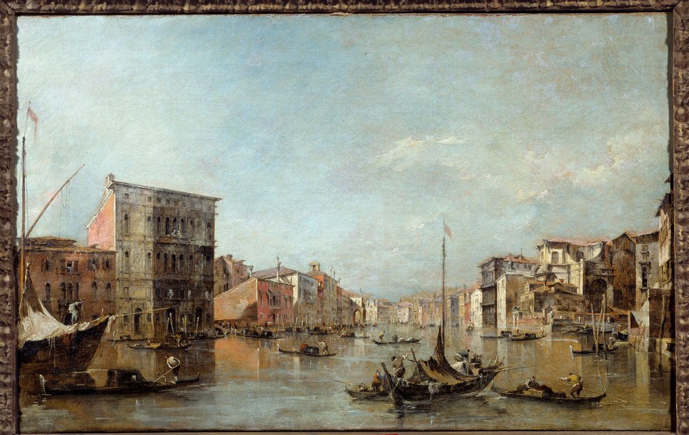 View of the Grand Canal in Venice by Francesco Guardi