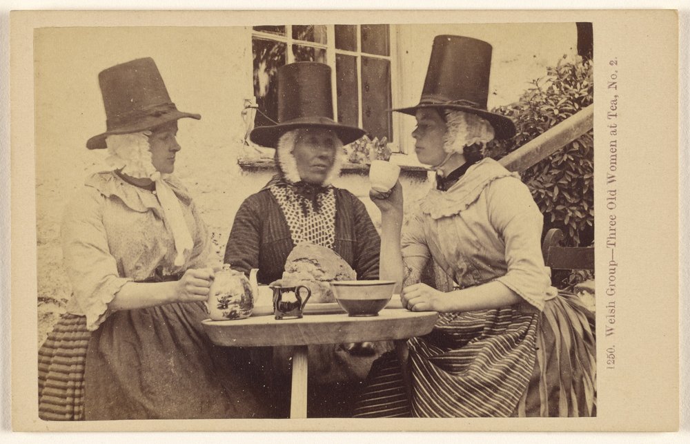 Welsh Group - Three Old Women at Tea, No. 2