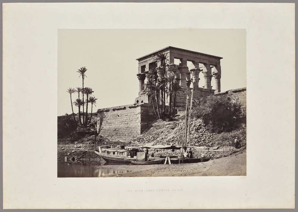 Trajan’s Kiosk on Philae by Francis Frith