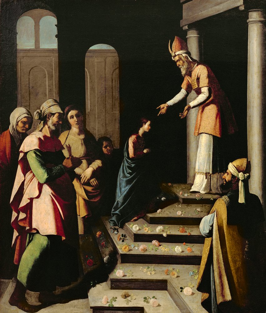 Presentation of the Virgin in the Temple by Francisco de Zurbaran