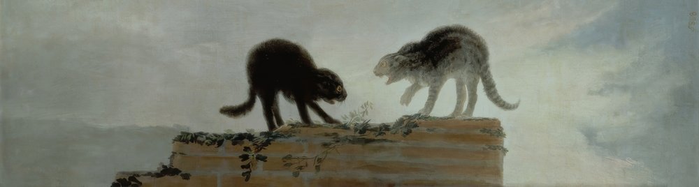 Cats Fighting by Francisco de Goya