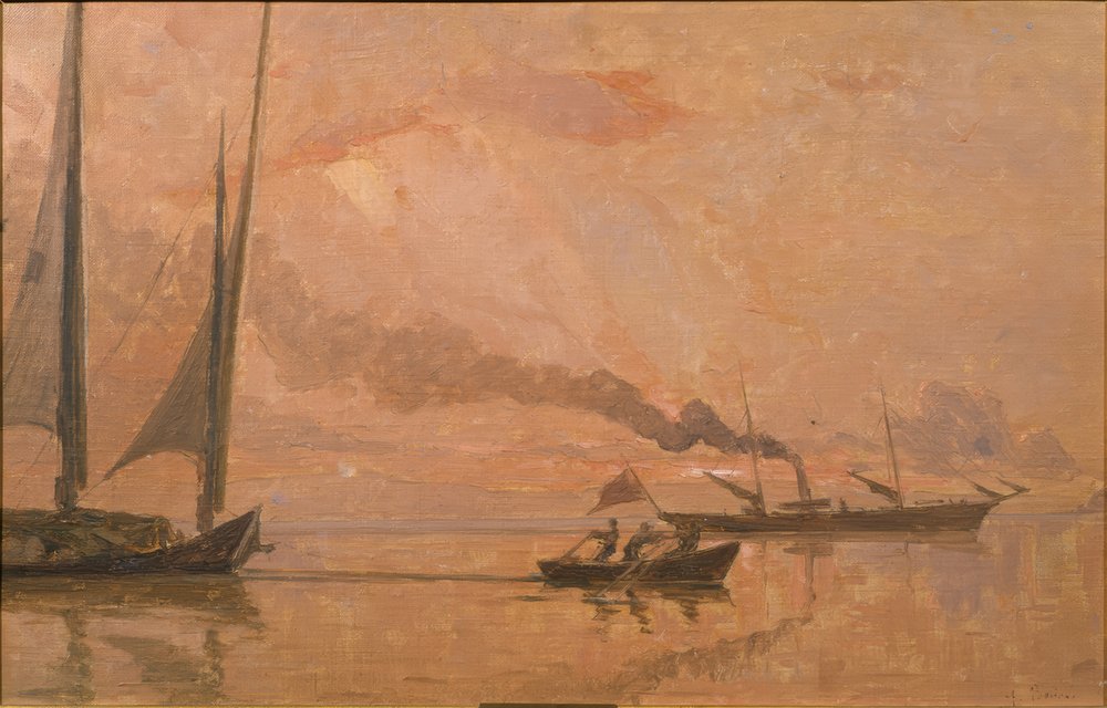 Sunset by Francois-Louis-David Bocion