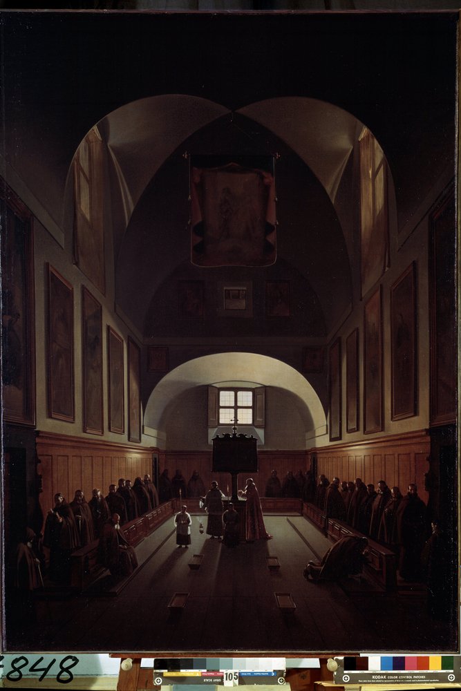 Interior of the Choir in the Santa Maria della Concezione dei ...