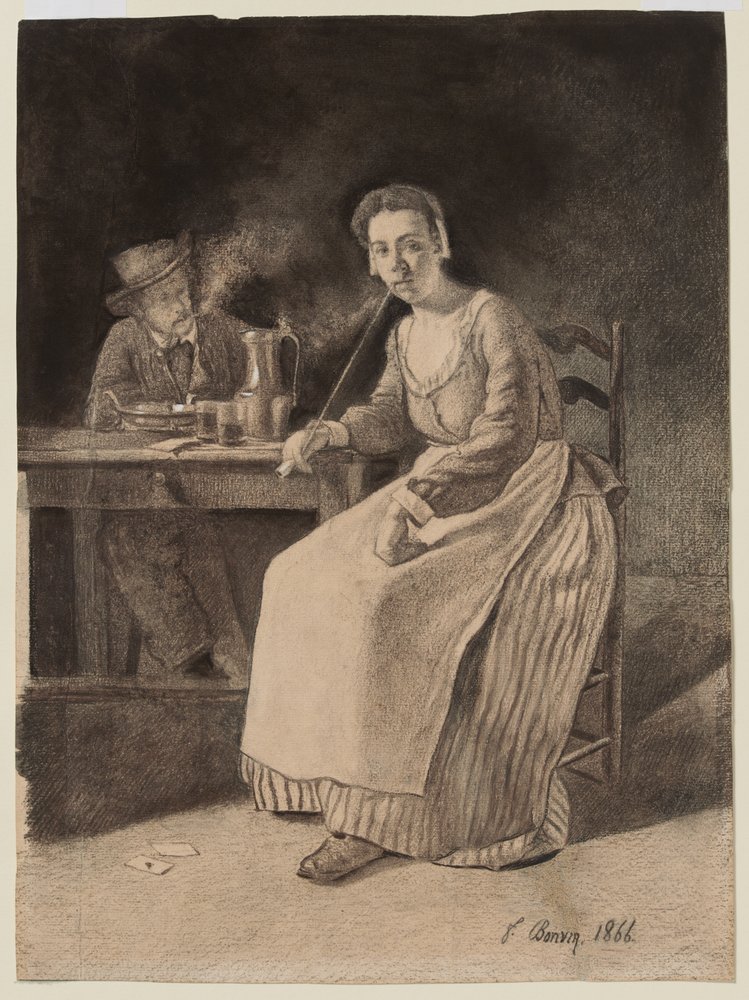 Interior of a Tavern by François Bonvin