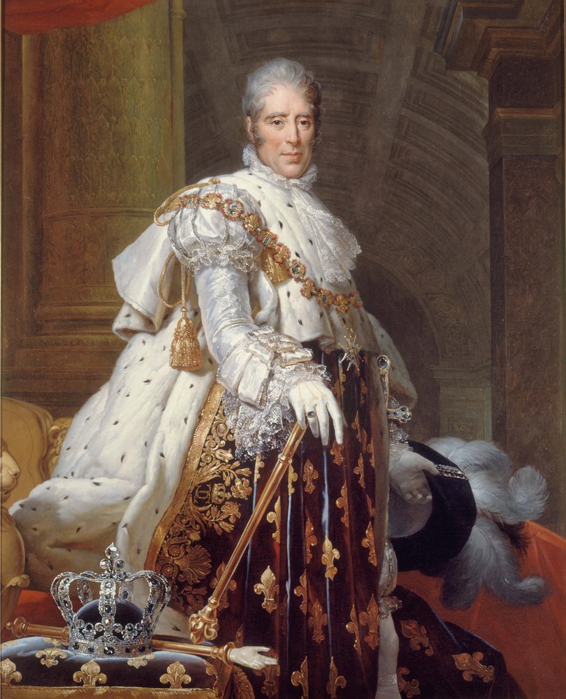 Portrait of Charles X in Sacred Costume