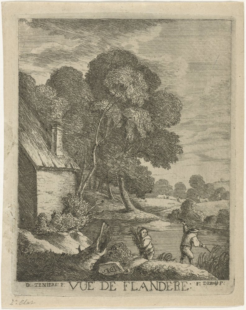 Flemish Landscape (Vue de Flandere) by François Deroy