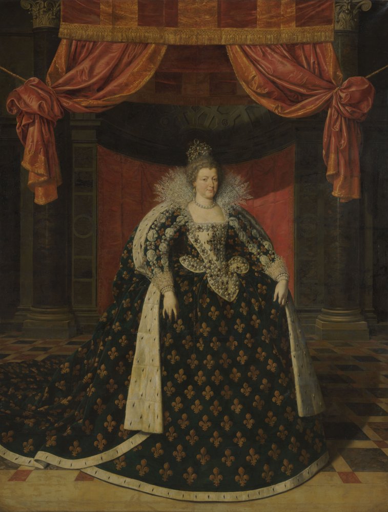 Portrait of Marie de Médicis, c.1610 by Frans II Pourbus