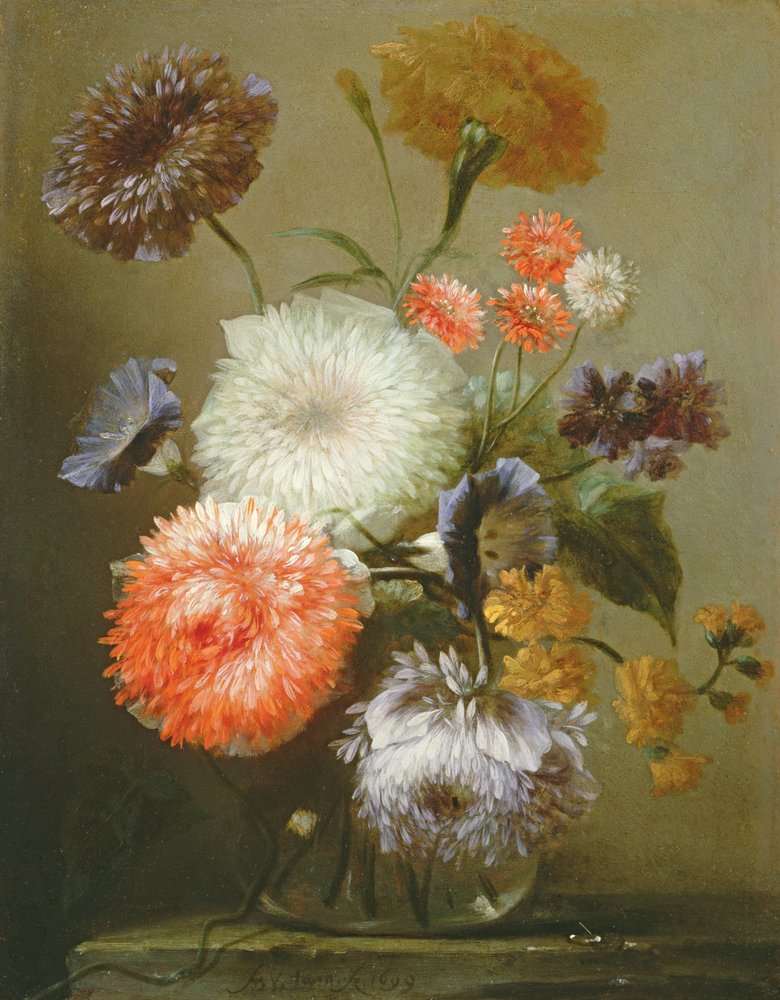 Still Life of Flowers, 1699 by Franz Werner Tamm