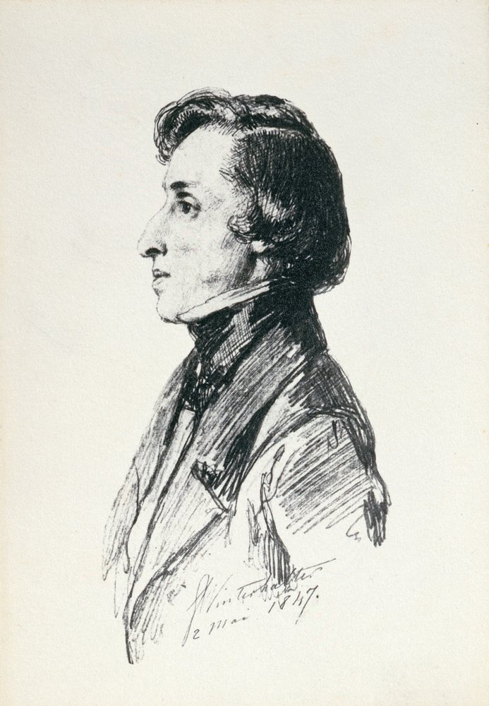 Portrait of Frederic Chopin (1810-49) 1847