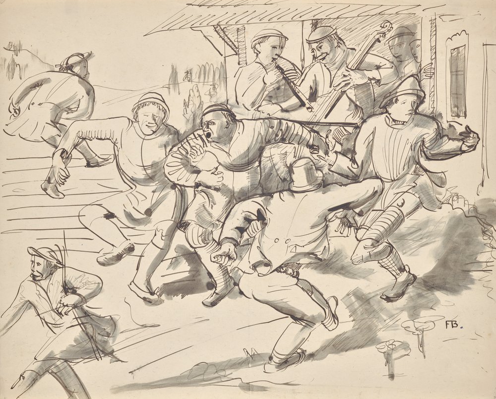 Dancing Peasants by Franz Barwig d. Ä.