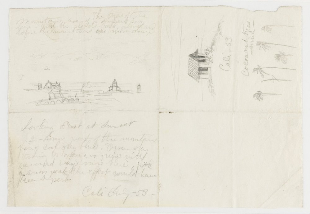 Sketches from Calé, Colombia by Frederic Edwin Church