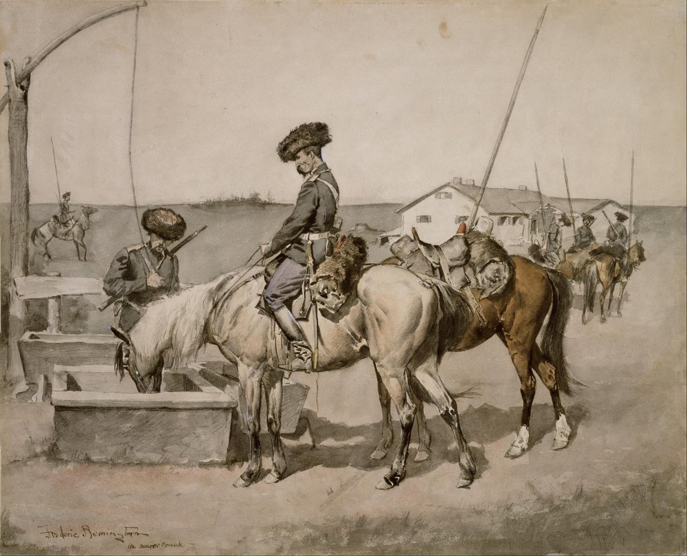 An Amur Cossack by Frederic Remington