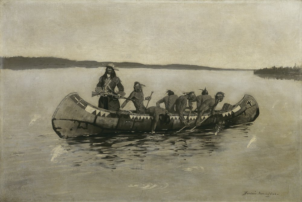 This Was a Fatal Embarkation by Frederic Remington