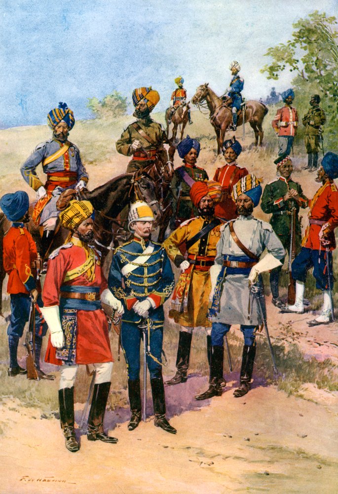 The Kings Own Regiments of the Indian Army