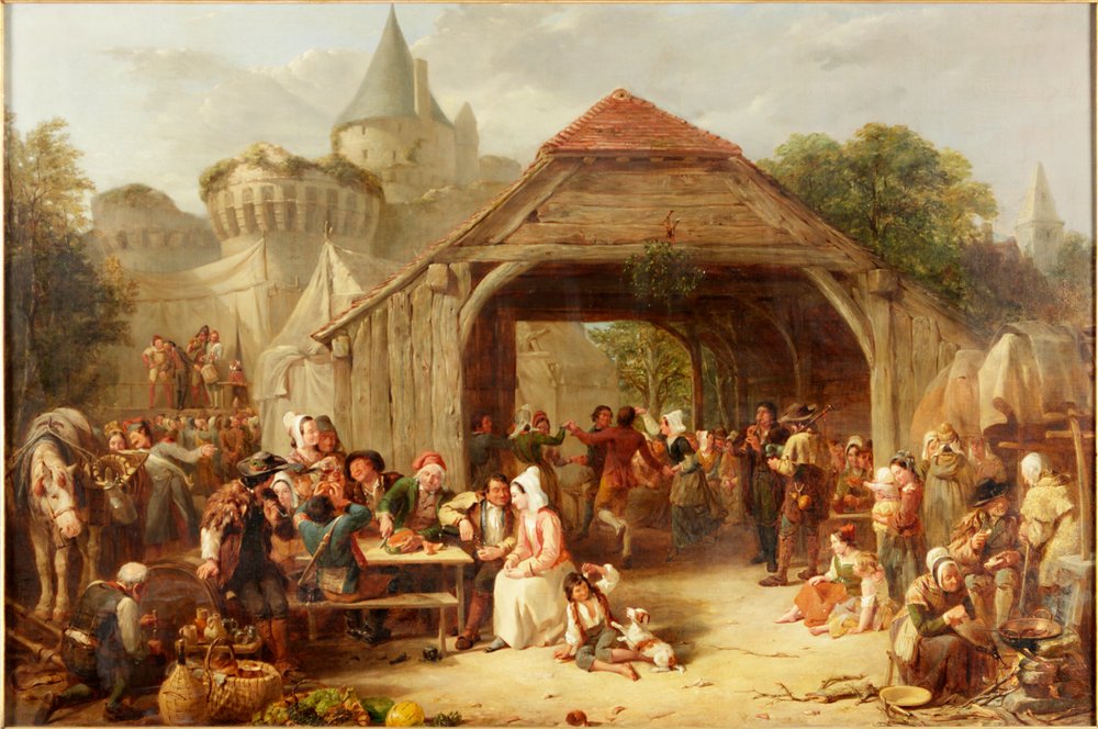 Merrymaking, 1841 by Frederick Goodall