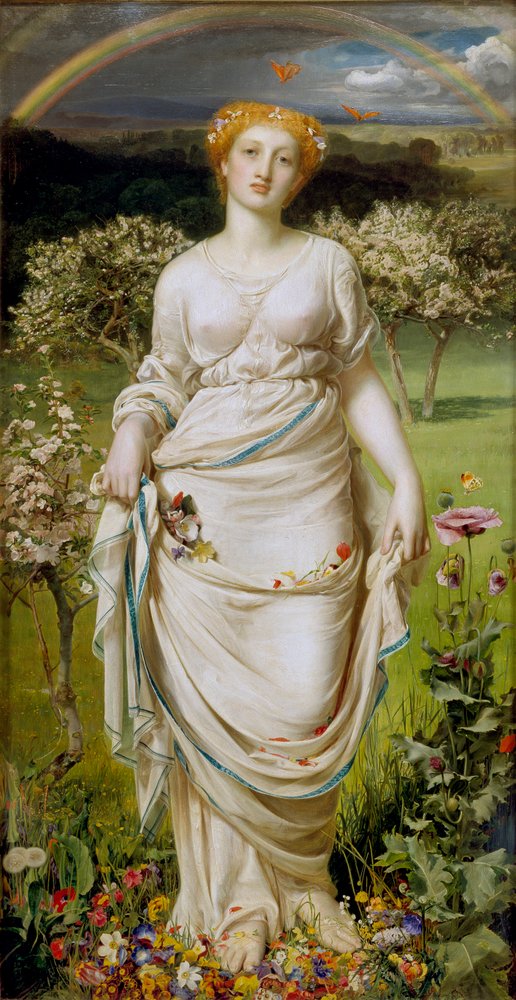 Gentle Spring by Frederick Augustus Sandys: Fine art print