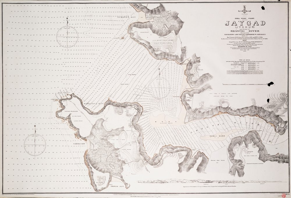 Jaygad (Jyghur) and entrance to Shatri River by Frederick W. Jarrad