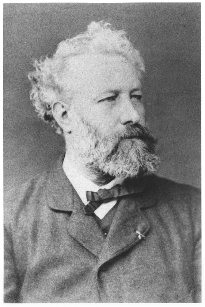 Portrait of Jules Verne by French Photographer