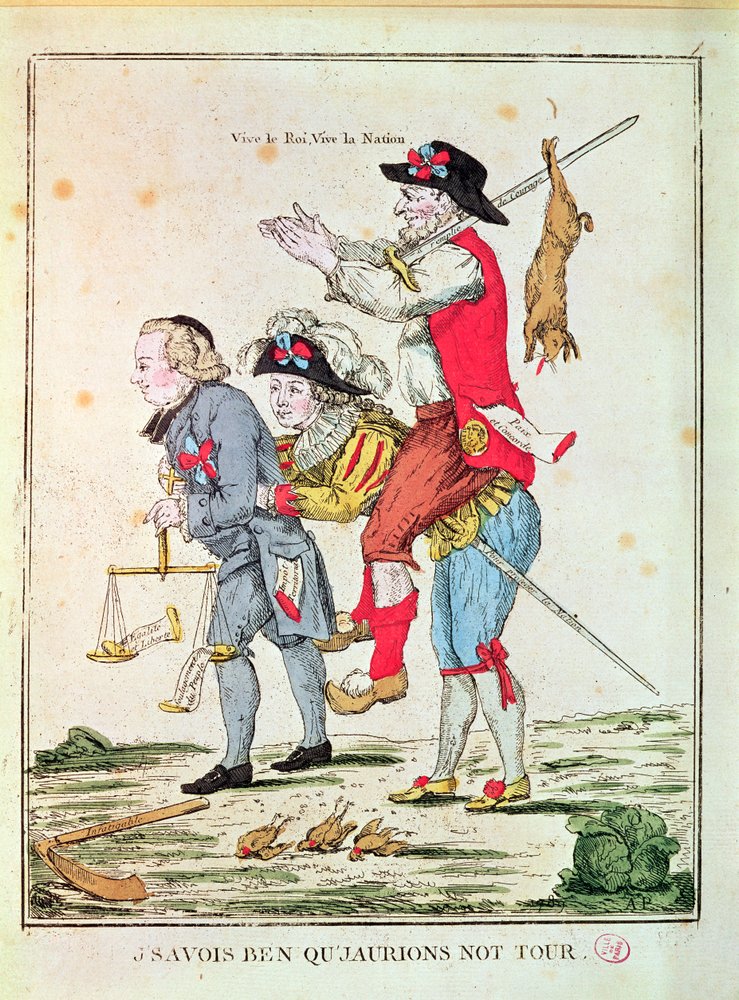 'I Knew We Would Have Our Turn', Caricature Depicting the Three Orders ...