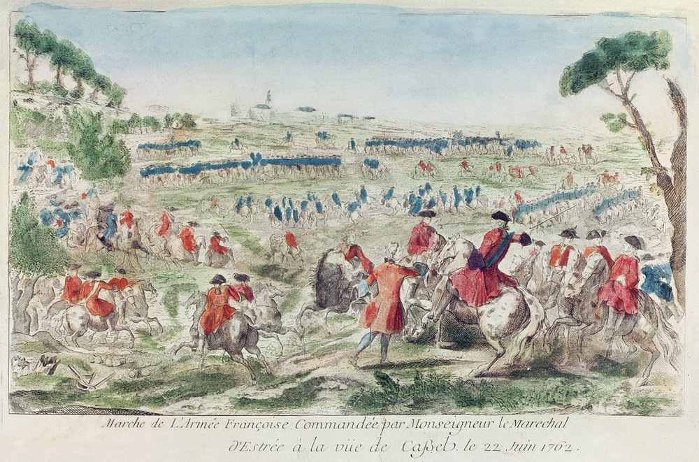 The French Army Commanded by Marshal d'Estrees at Cassel, 22nd June 1762