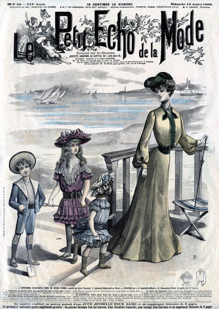 Cover of Le Petit Echo de la Mode by French School