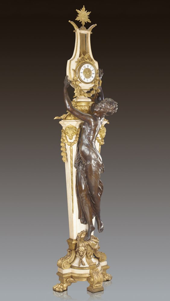Grande Horloge, an Important and Monumental Pedestal Clock by French School