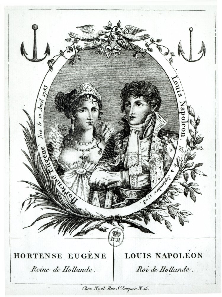 Hortense de Beauharnais (1783-1837) and Louis-Napoleon Bonaparte (1778-1846) by French School