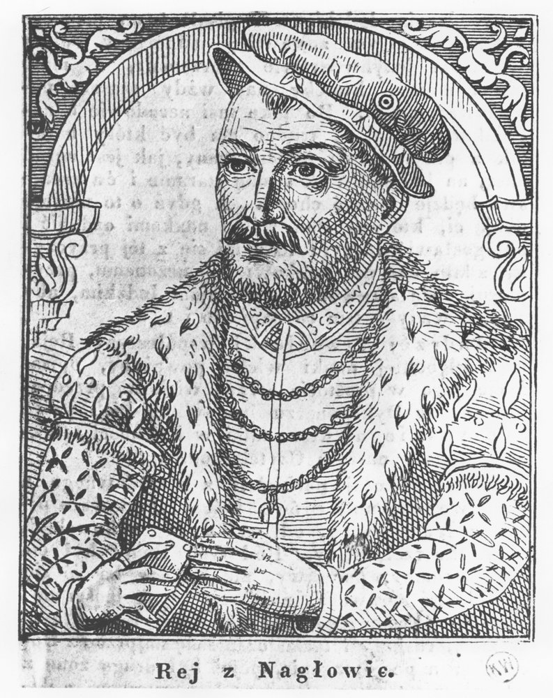 Mikolaj Rej (engraving) by French School: Fine art print