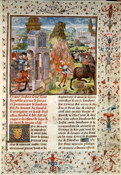 The Succession of Baldwin VI after the Death of His Father, Histoire ...