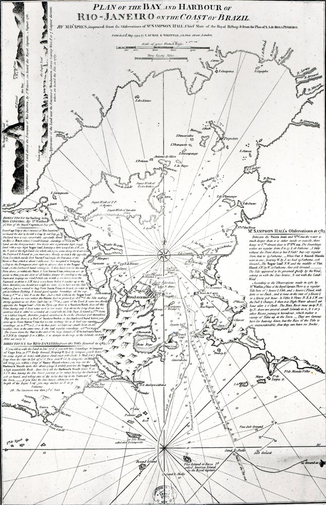 Plan of the Bay and Harbour of Rio de Janeiro on the Coast of Brazil