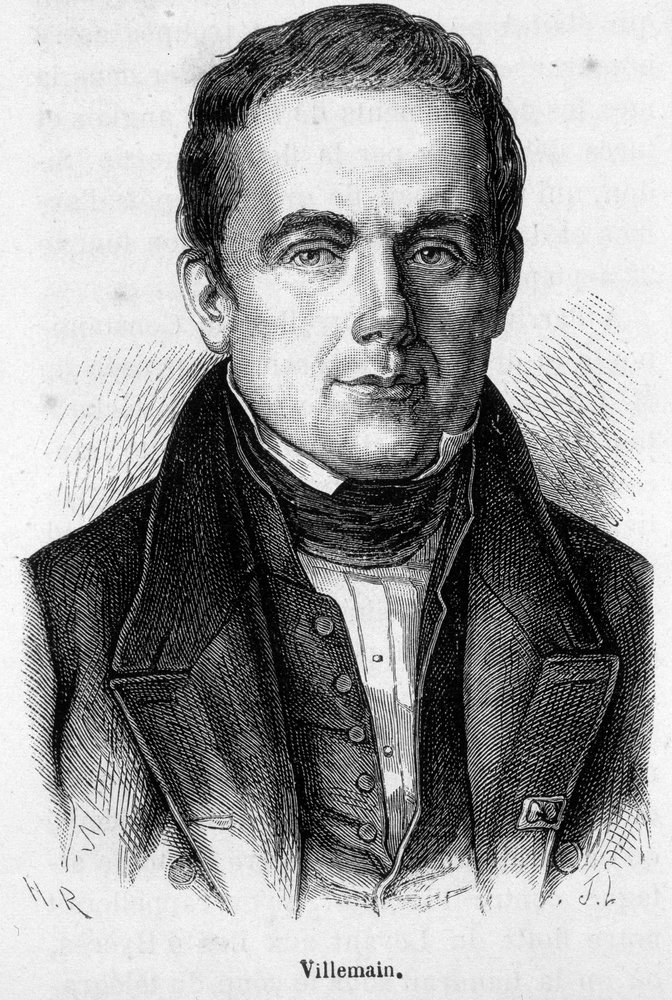 Portrait of Abel Francois Villemain by French School