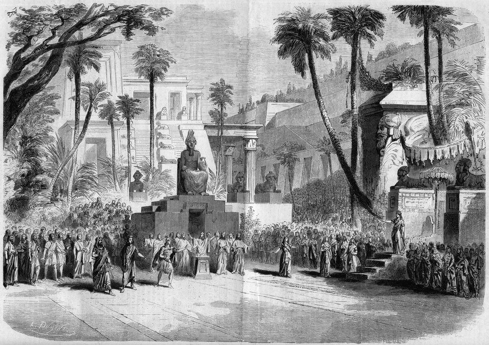 Representation of an Opera by French School