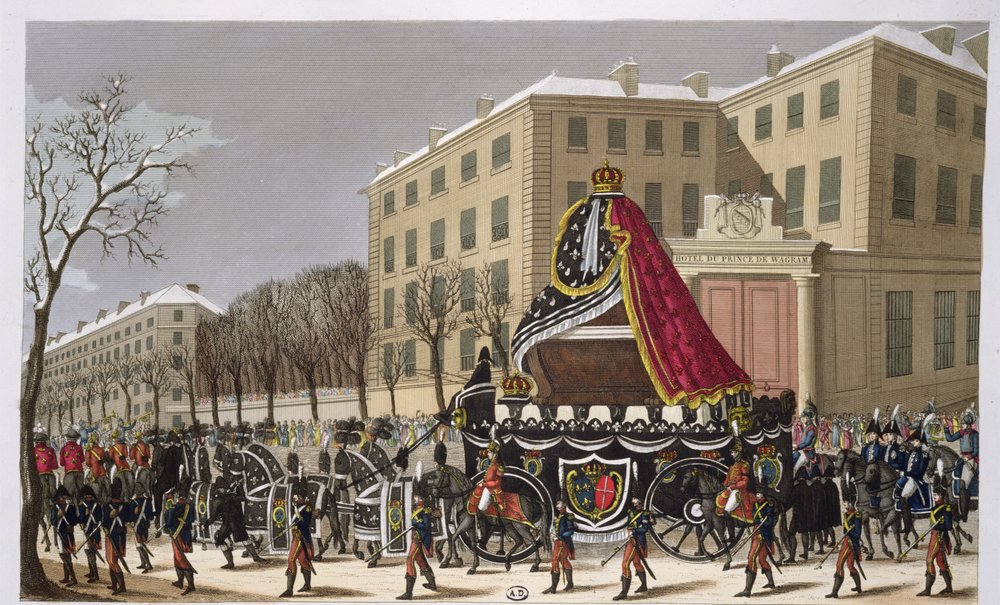 The Funeral Procession of Louis XVI and 21st January 1815