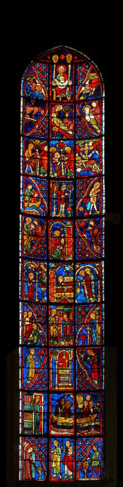 The window of St. Mary the Egyptian by French School