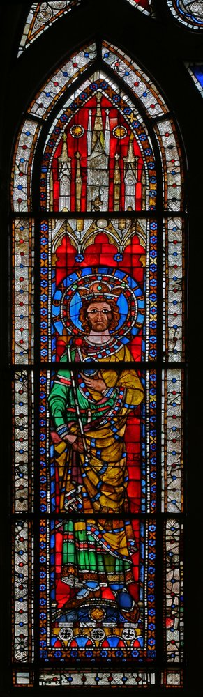 Window w11 depicting Emperor Philippe de Souabe