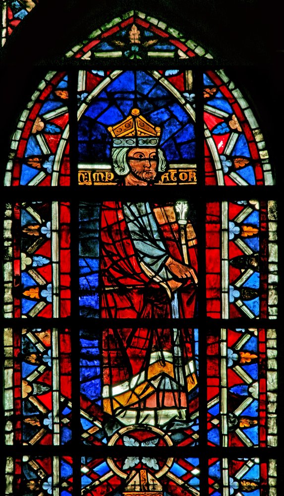 Window depicting Emperor Henry I of Constantinople
