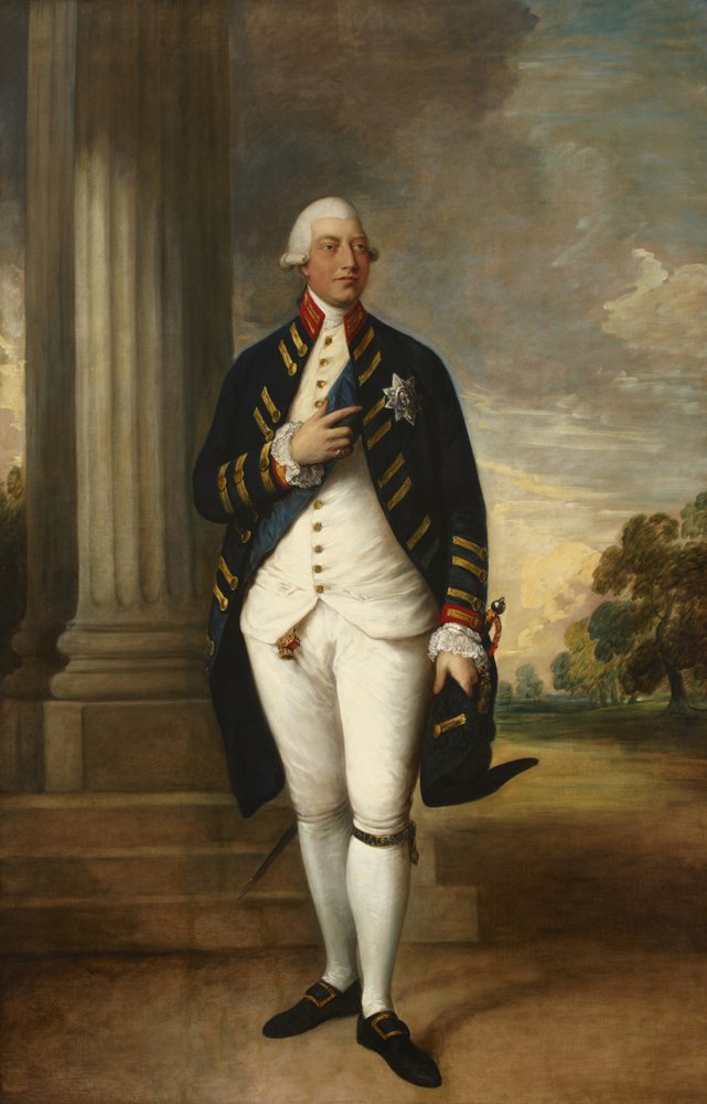 George III by Gainsborough Dupont: Premium art reproduction