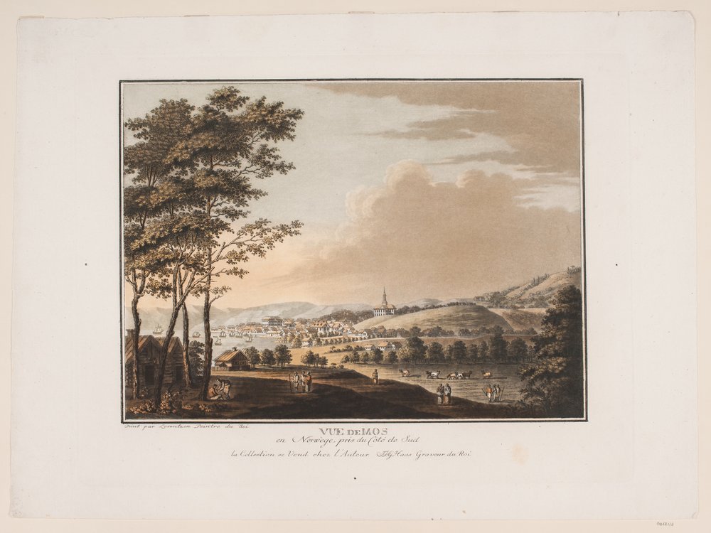 View of Mos by Georg Haas: Highest-quality art reproduction