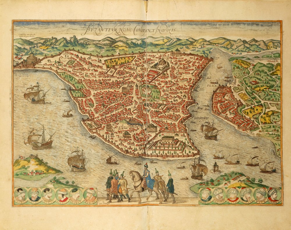Istanbul from Civitates Orbis Terrarum
