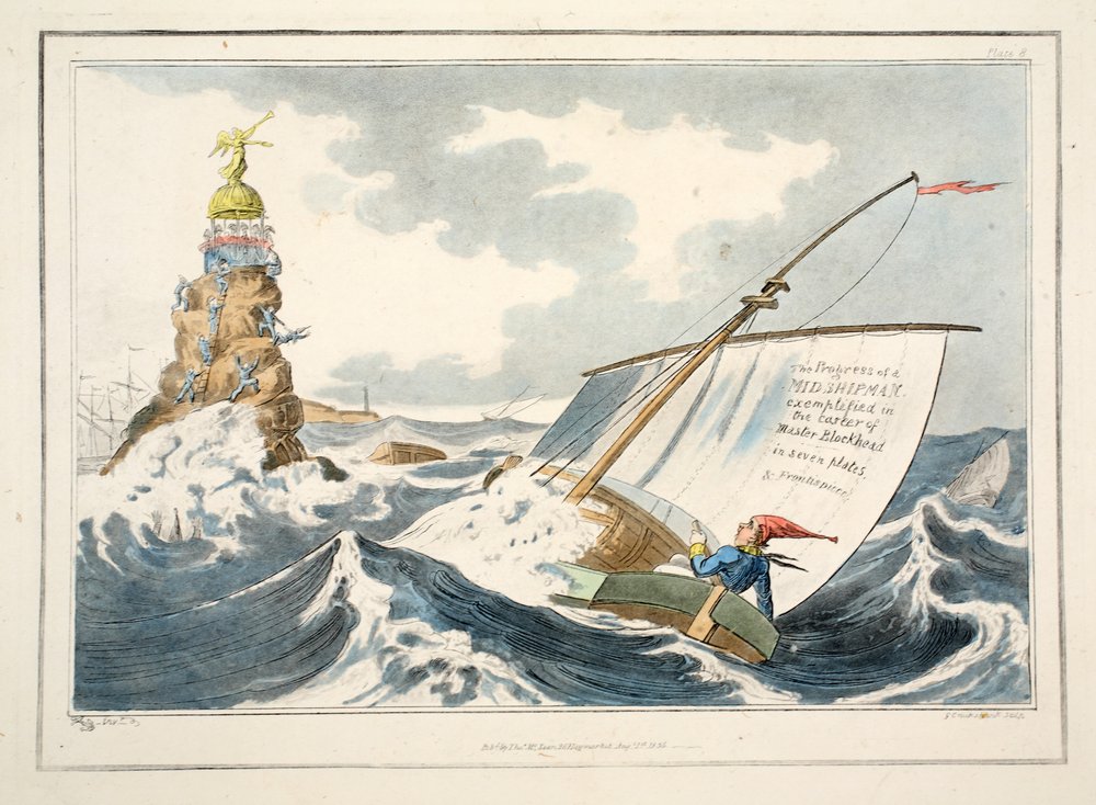 The Progress of a Midshipman exemplified in the career of Master ...