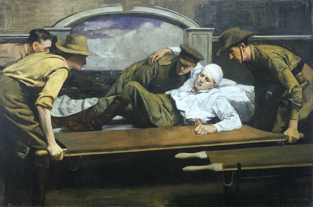 Casualty clearing station by George James Coates