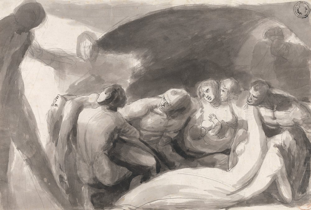 Howard Visiting a Prison by George Romney