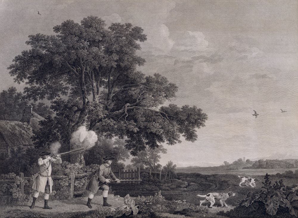 Shooting, plate 3, engraved by William Woollett