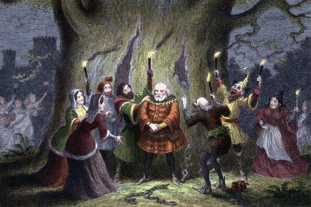 The Merry Wives of Windsor (Illustration of Falstaff) by George Cruikshank