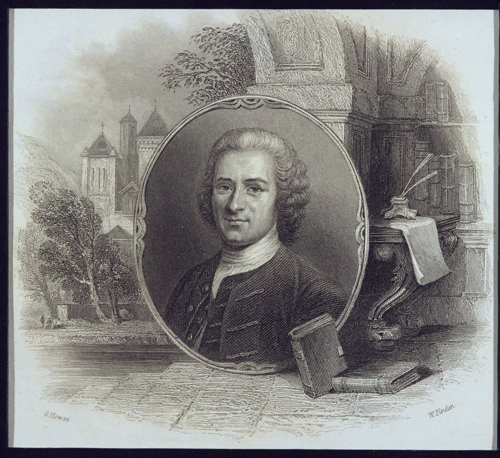 Portrait of Jean Jacques Rousseau, Engraved by William Finden