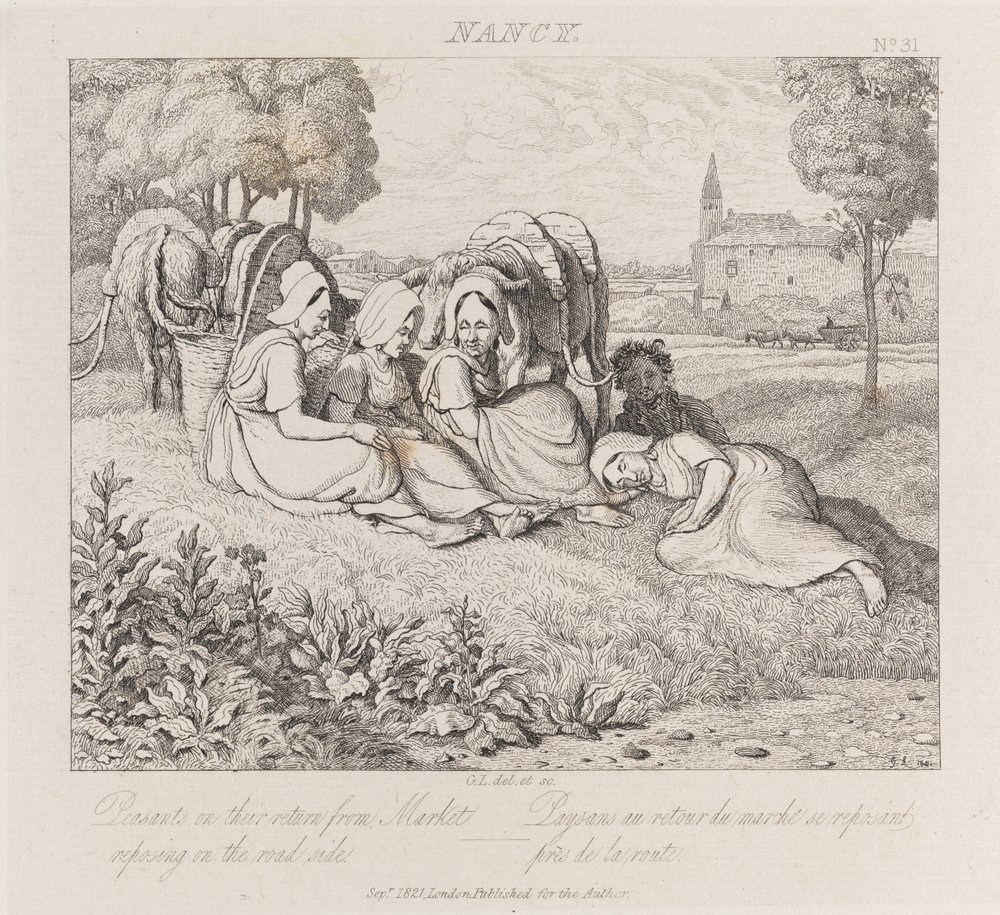 Peasants Returning From Market, Nancy, c.1821