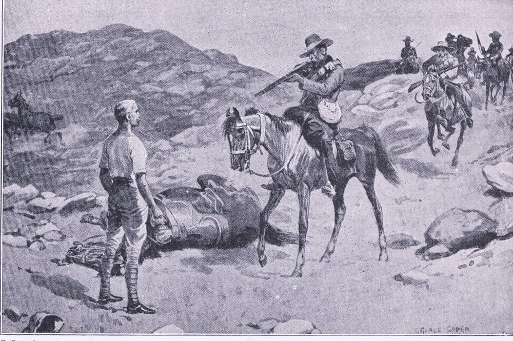 A gallant deed on the march to Hoopstad, After Pretoria: The Guerilla War